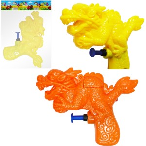 PISTOLA LANCA AGUA DRAGAO COLORS 11,5X9CM