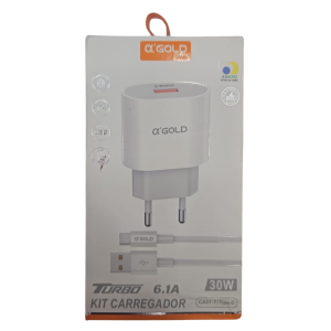 CARREGADOR USB TIPO C AGOLD 30W CA31-7