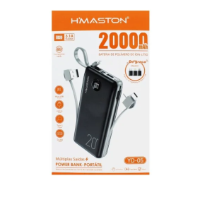 BATERIA EXTERNA POWER BANK HMASTON YD-05 20000MAH