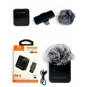 MICROFONE SEM FIO LAPELA  H'MASTON TIPO C MK14