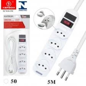 EXTENSÃO KAPBOM 4 TOMADAS SL7634 5 METROS