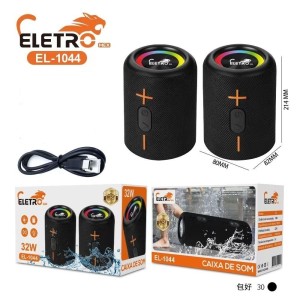 CAIXA DE SOM ELETROMEX COM DUAS 32W EL-1044