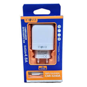 CARREGADOR INOVA USB IPHONE CAR-3156A 4.8A