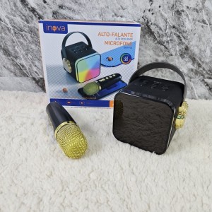 CAIXA DE SOM COM MICROFONE ALTA FIDELIDADE INOVA RAD-12506