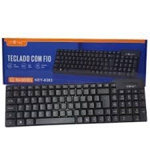 TECLADO INOVA COM FIO 104 BOTÕES KEY-8383