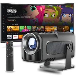 Mini Projetor Android11 Smart Hy320 4k Portátil Tv Celular Cor Preto