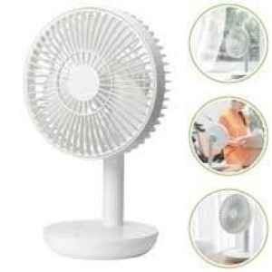 VENTILADOR DE MESA PORTATIL RECARREGAVEL LUATEK LS-909