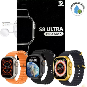 Relógio SmartWatch S8 ULTRA PRO MAX 100% IP68 À prova d'água Tela 49mm Série 8 Watch 8