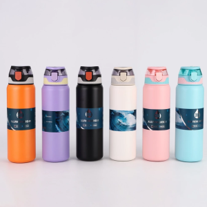 Garrafa Térmica Com Canudo 800ml Garrafa Espacial Quente & Frio Com Isolamento De Grande Capacidade WU- 316