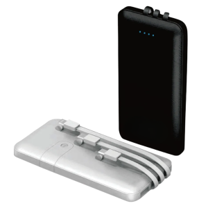 Carregador Power Bank Com 3 Cabos 10000mah Agold Bte-28