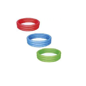 PISCINA INFLAVEL REDONDO 140 LITROS 1.22MX25CM 3 ANEIS BST-082