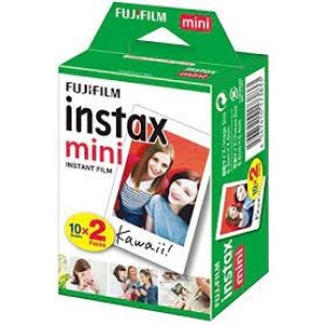 PAPEL FOTOGRAFICO PARA INSTAX MINI FUJIFILM 20 FOLHAS
