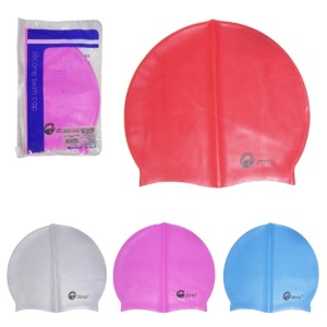 TOUCA DE NATACAO DE SILICONE ADULTO TAMANHO UNICO COLORS NO ESTOJO