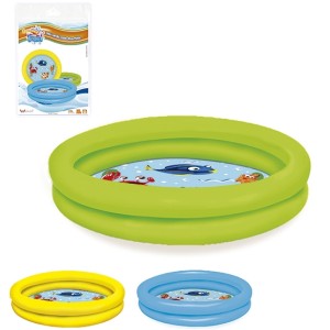 PISCINA INFLAVEL 2 ANEIS FUNDO ESTAMPADO FUNS 28L 12,5X61CM