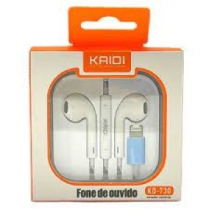FONE DE OUVIDO KAIDI IPHONE KD-730