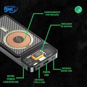 POWER BANK KAPBOM 22.5W 10000 KA-937