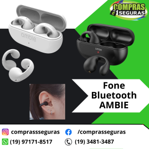 Fone sem Fio, Bluetooth, Condução óssea