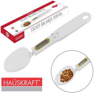 BALANCA DIGITAL DE PRECISAO COLHER HAUSKRAFT 500GR A BATERIA