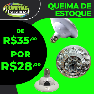 LAMPADA LUMINARIA DE EMERGENCIA COM CONTROLE JL-678