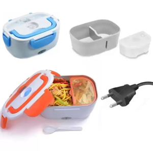 MARMITA ELETRICA PORTATIL COM COLHER + 2 DIVISORIAS E TRAVA 110V 40W