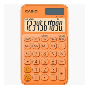 CALCULADORA CASIO SL-310UC LARANJA