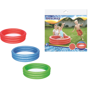 PISCINA INFANTIL 3 ANEIS BORDA 156 LITROS INFLAVEL 1.04MX25CM BST-081