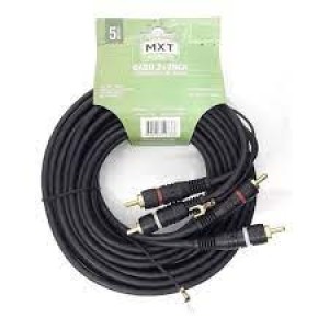 CABO 2 RCA/ 2 RCA MODULO MXT AUTOMOTIVO 5M