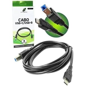 CABO USB-C/ USB-B XC-CL-06  IMPRESSORA TIPO C