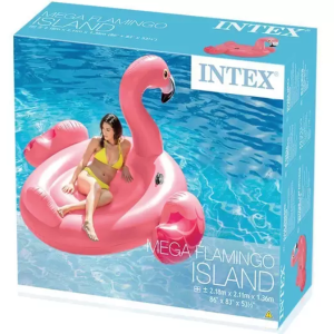 BOTE FLAMINGO BOTE INFLÁVEL GRANDE ADULTO INTEX 2M METROS