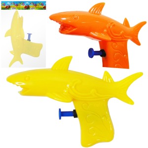 PISTOLA LANCA AGUA TUBARAO COLORS 12,5X9CM